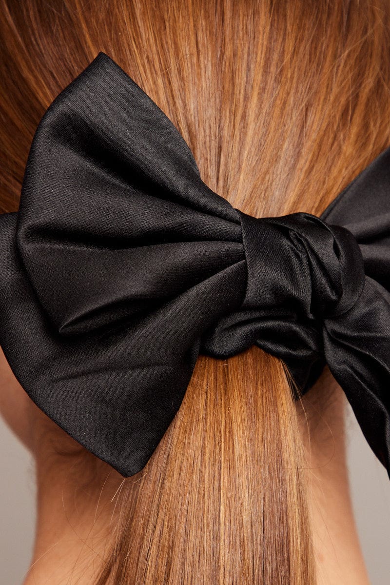 Black Bow Scrunchie for YouandAll Fashion