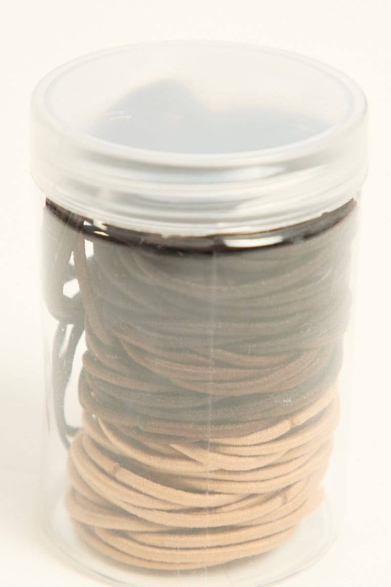 Multi 100 Pack Hair Ties for YouandAll Fashion