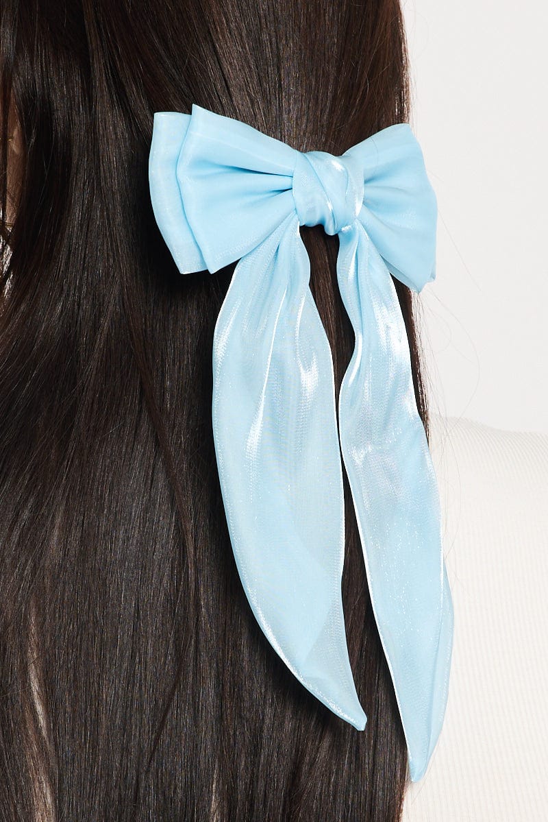 Blue Bow Hair Clips for YouandAll Fashion