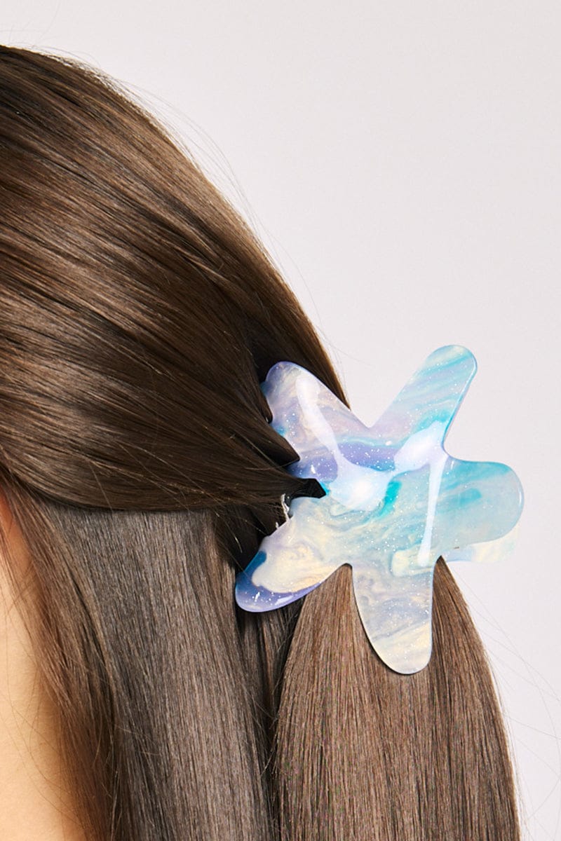 Blue Starfish Claw Clip for YouandAll Fashion