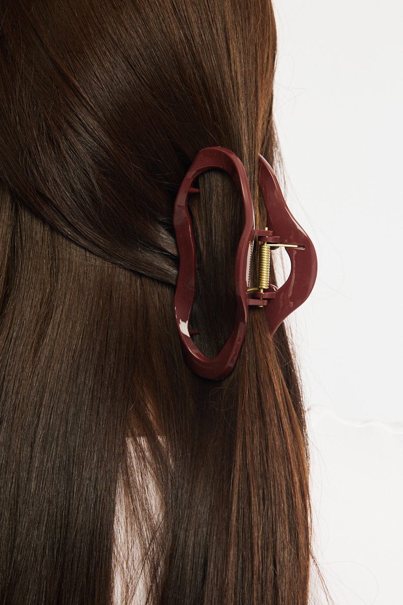 Red Cloud Hair Claw Clip for YouandAll Fashion