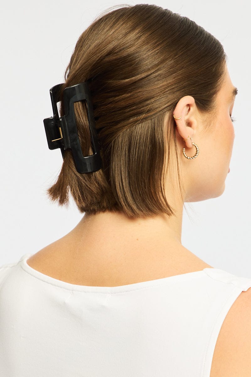 Black Hair Claw Clip for YouandAll Fashion