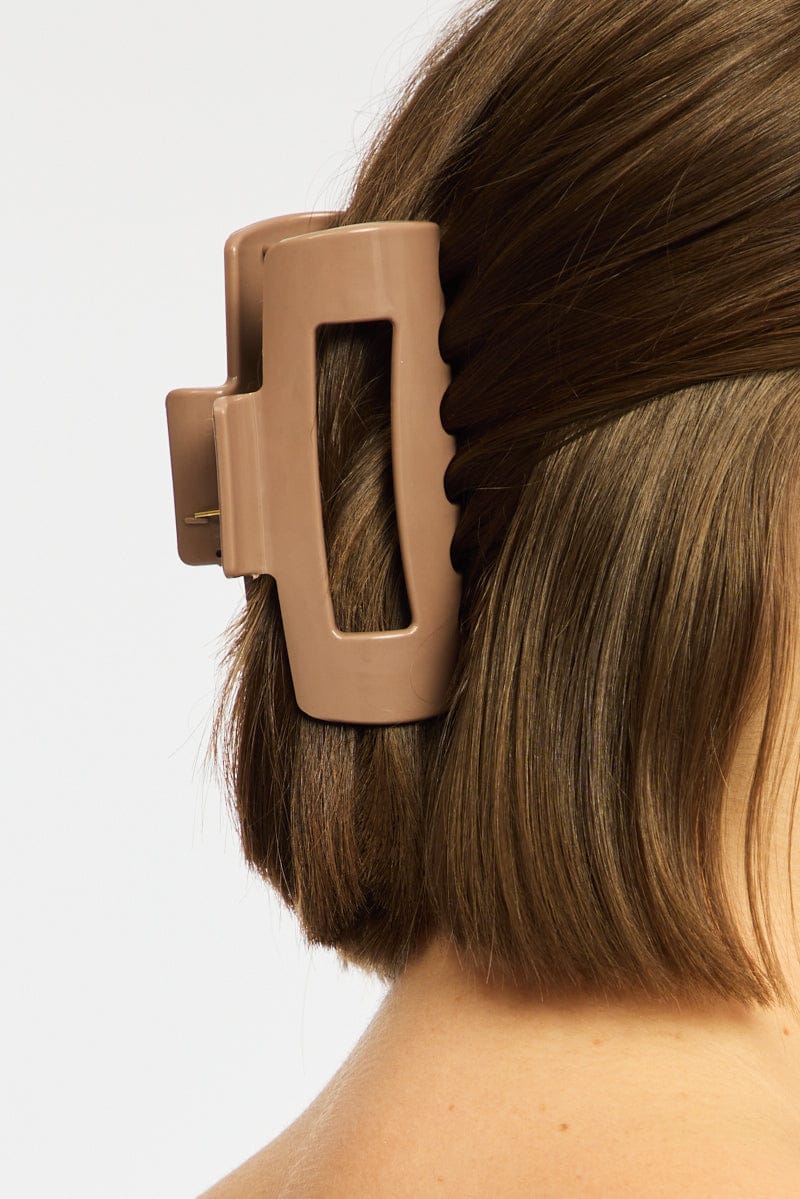 Brown Hair Claw Clip for YouandAll Fashion