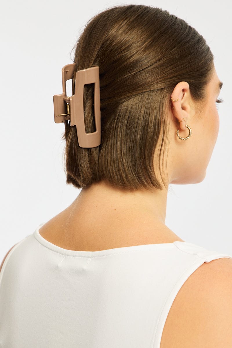 Brown Hair Claw Clip for YouandAll Fashion