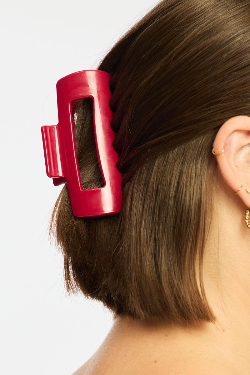Red Hair Claw Clip for YouandAll Fashion