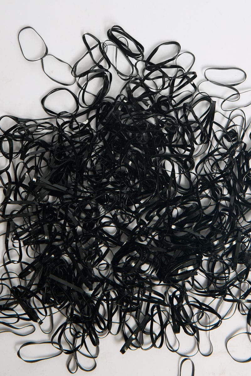 Black 500 Pcs Hair Ties Mini Rubber Elastic Bands for YouandAll Fashion