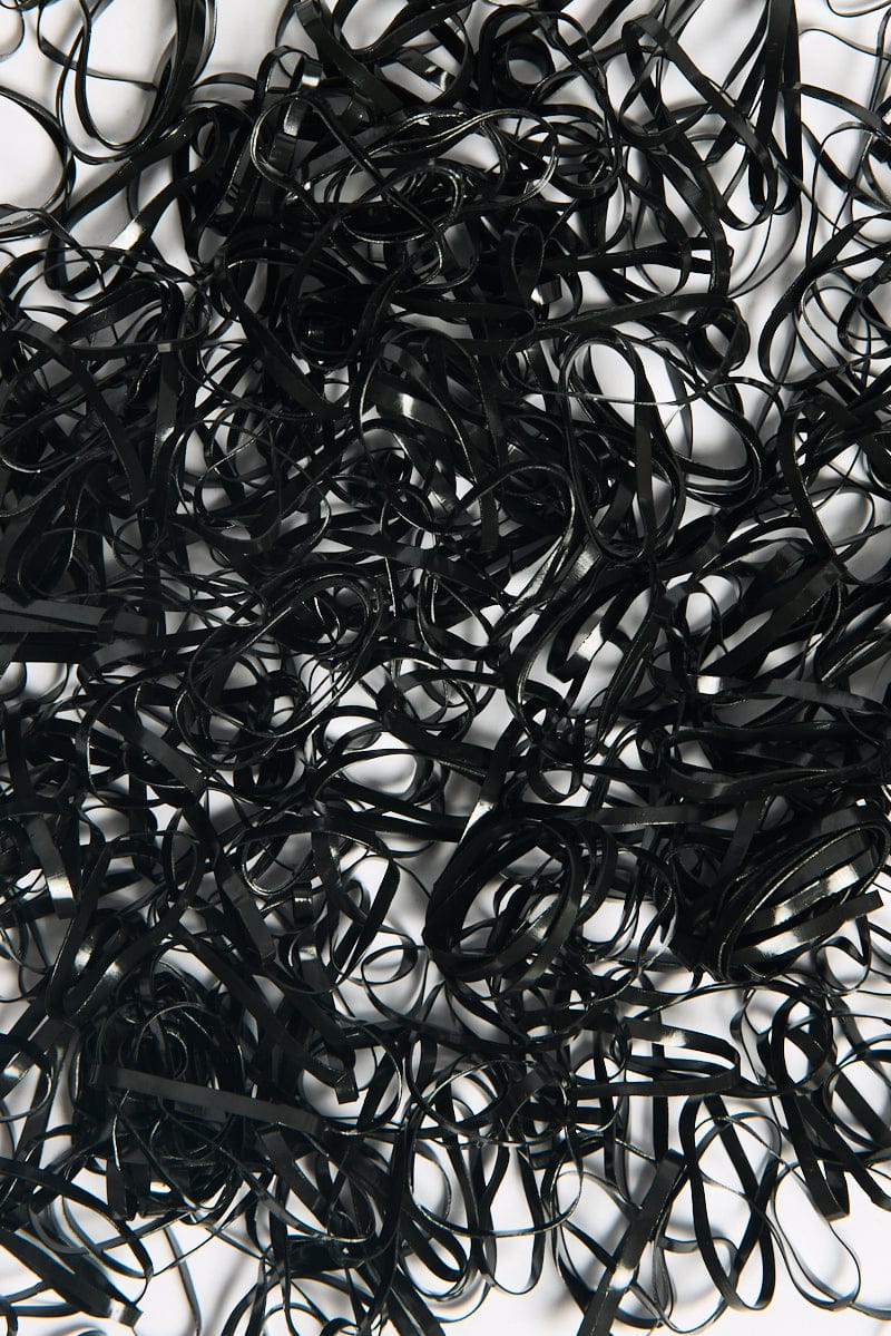 Black 500 Pcs Hair Ties Mini Rubber Elastic Bands for YouandAll Fashion