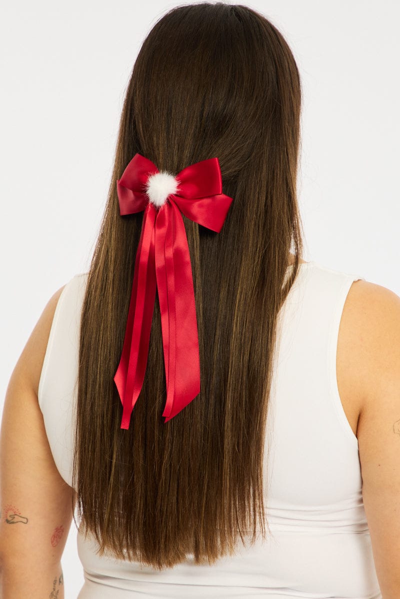 Red Hair Bow for YouandAll Fashion