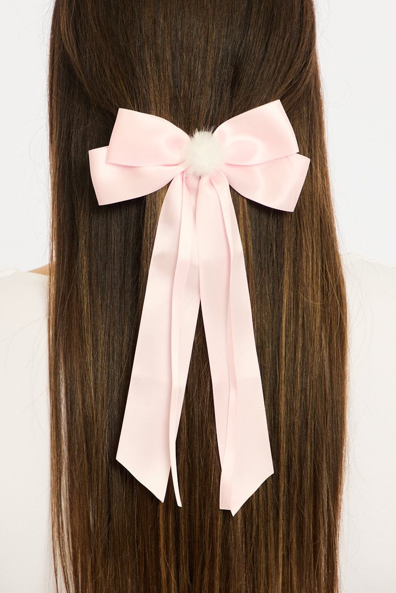 Pink Hair Bow for YouandAll Fashion
