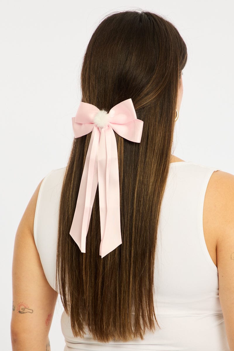 Pink Hair Bow for YouandAll Fashion