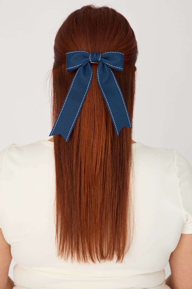 Blue Hair Bow for YouandAll Fashion