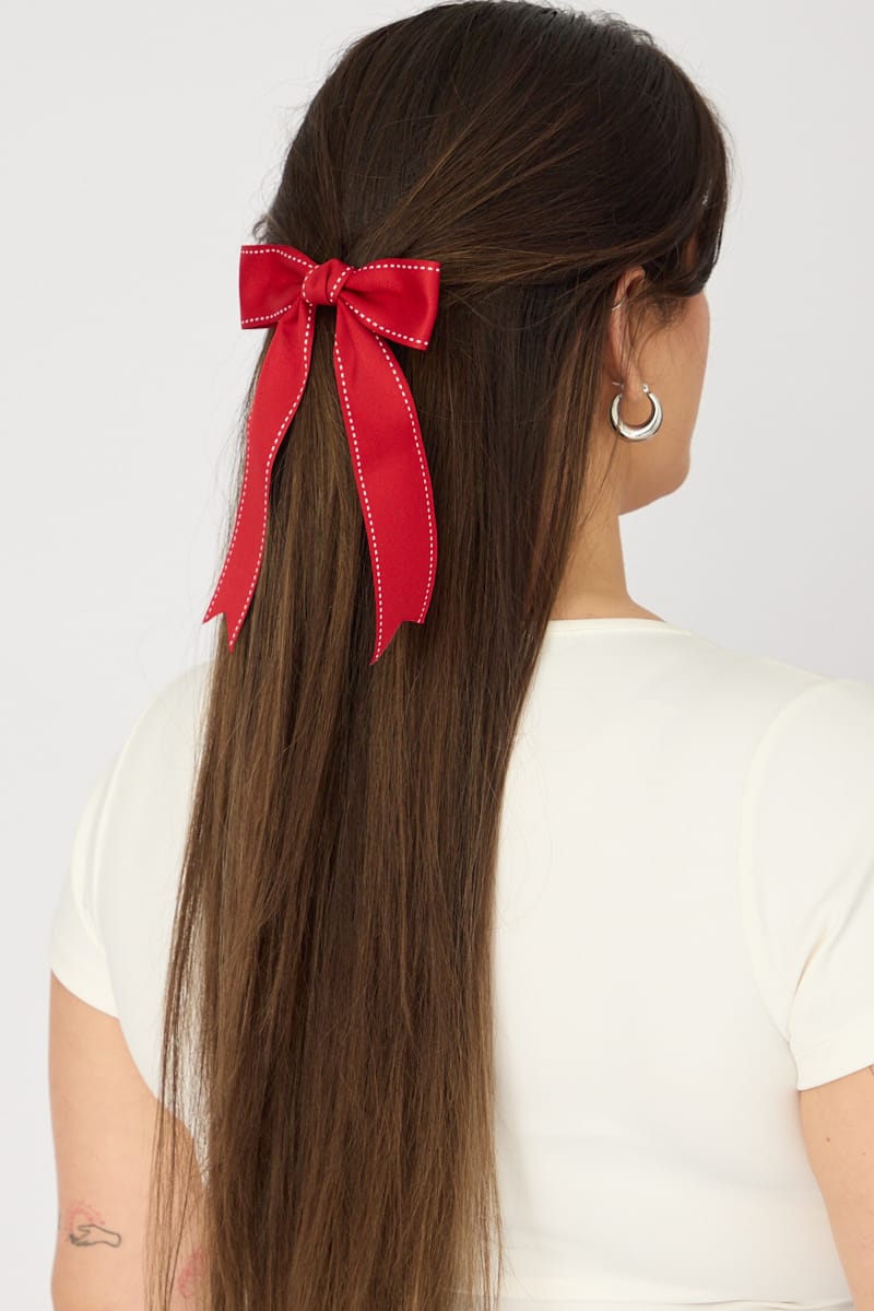 Red Hair Bow for YouandAll Fashion