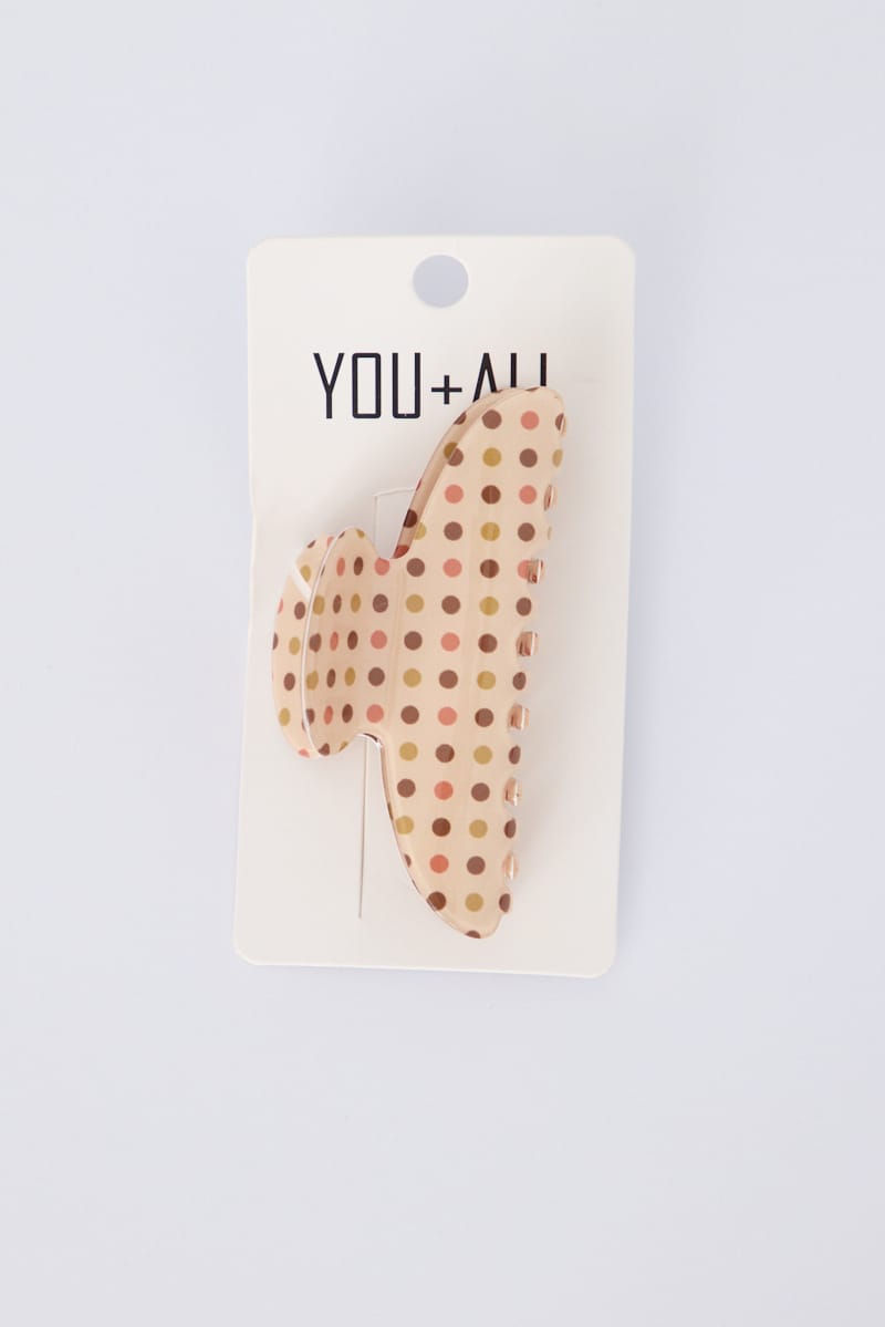 Multi Polka Dot Hair Claw Clip for YouandAll Fashion