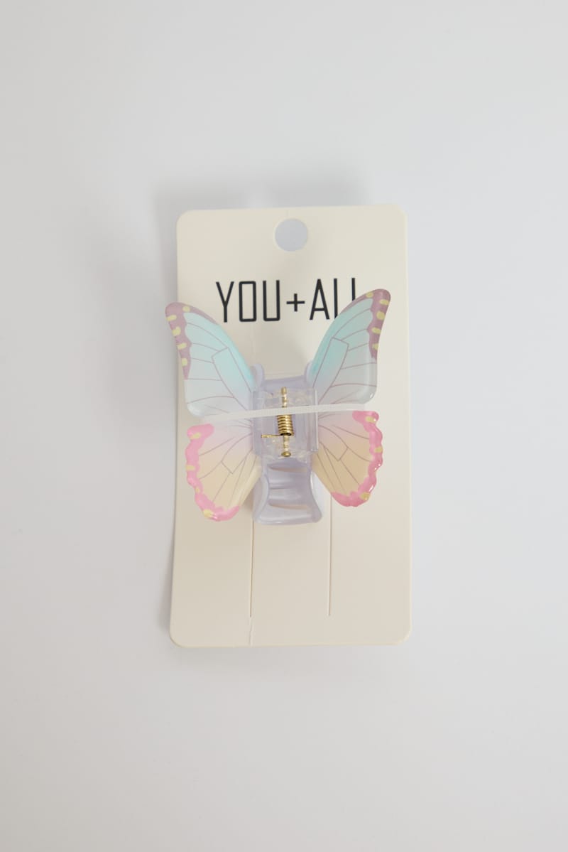 Purple Butterfly Hair Claw Clip for YouandAll Fashion