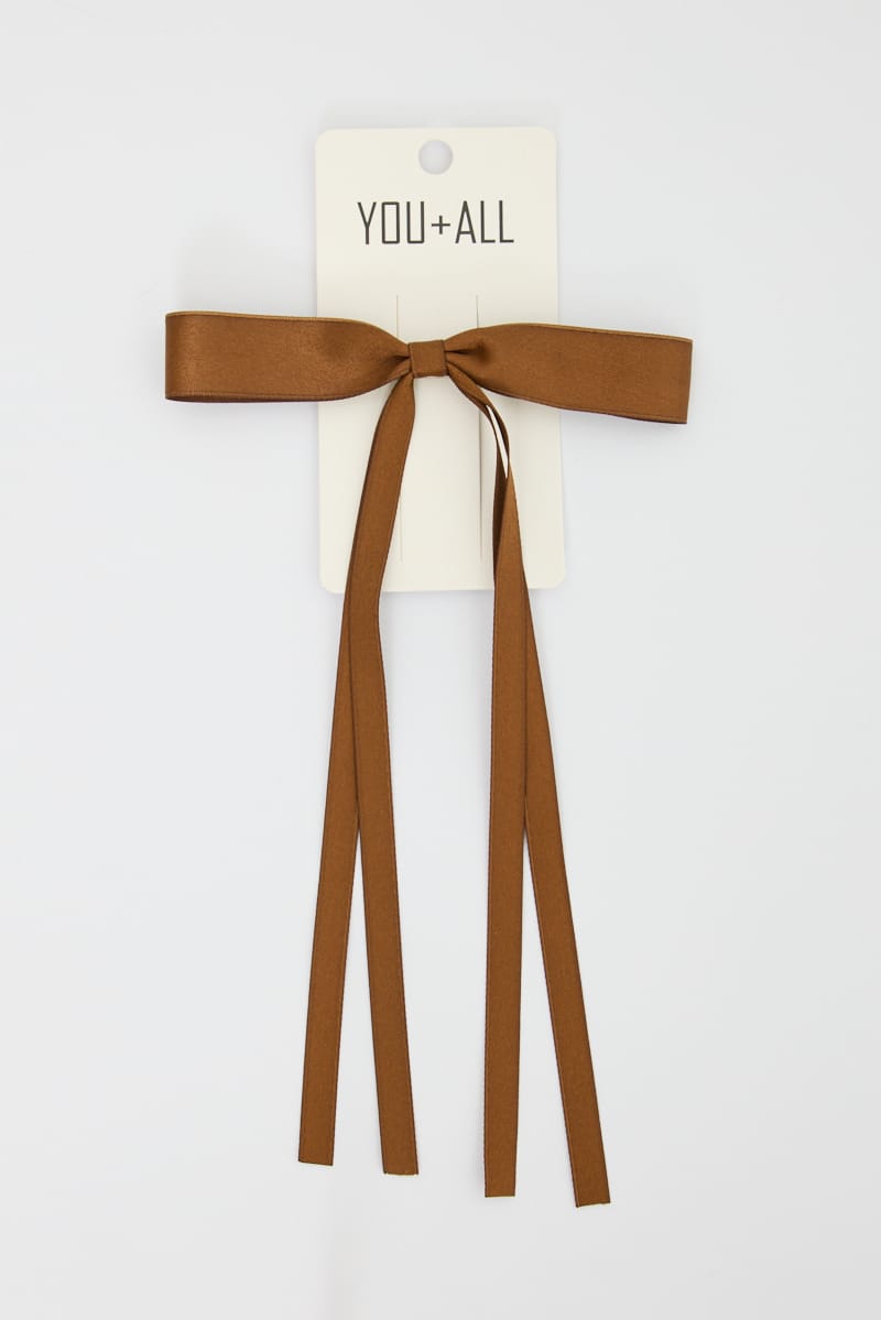 Brown Hair Bow for YouandAll Fashion