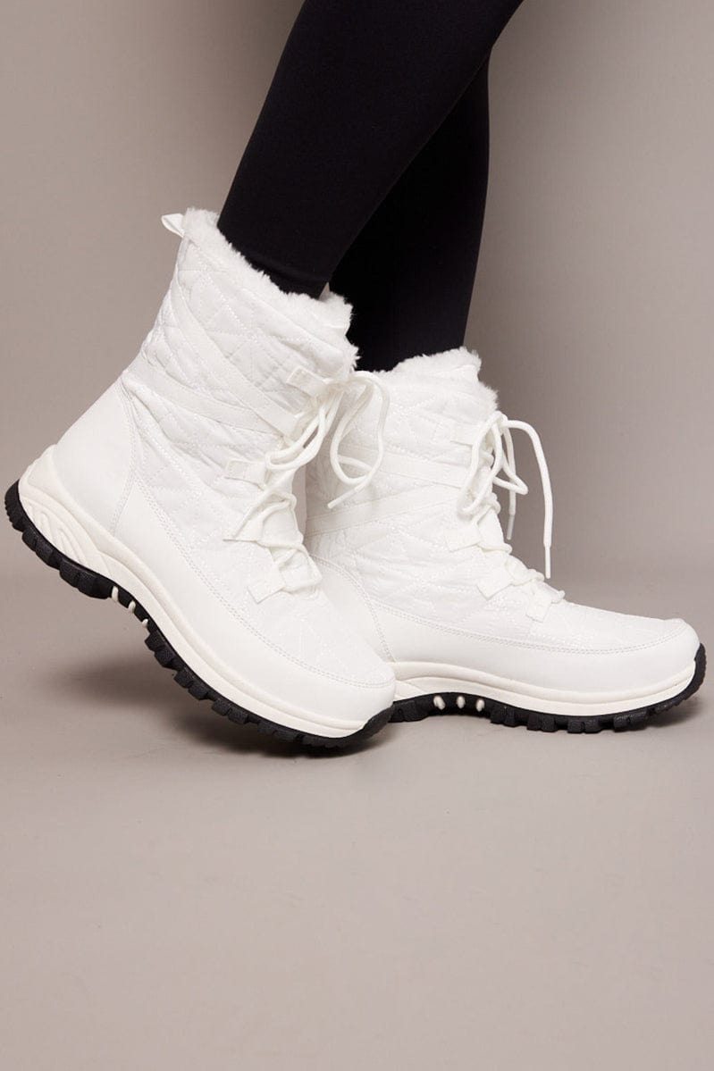 White Snow Boots for YouandAll Fashion