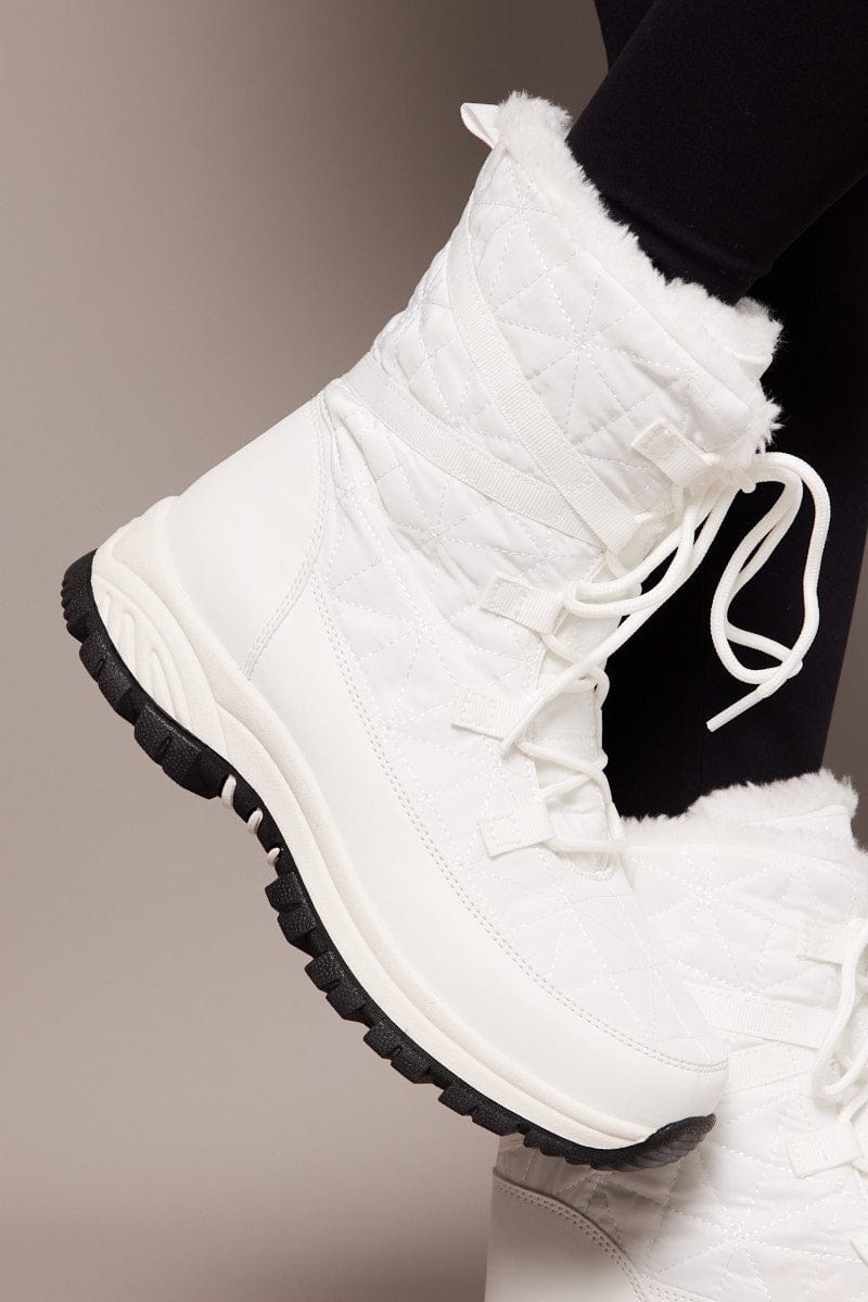 White Snow Boots for YouandAll Fashion