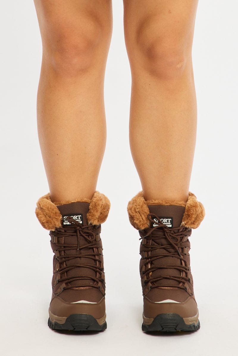 Brown Snow Boots for YouandAll Fashion