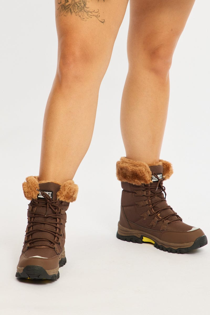 Brown Snow Boots for YouandAll Fashion