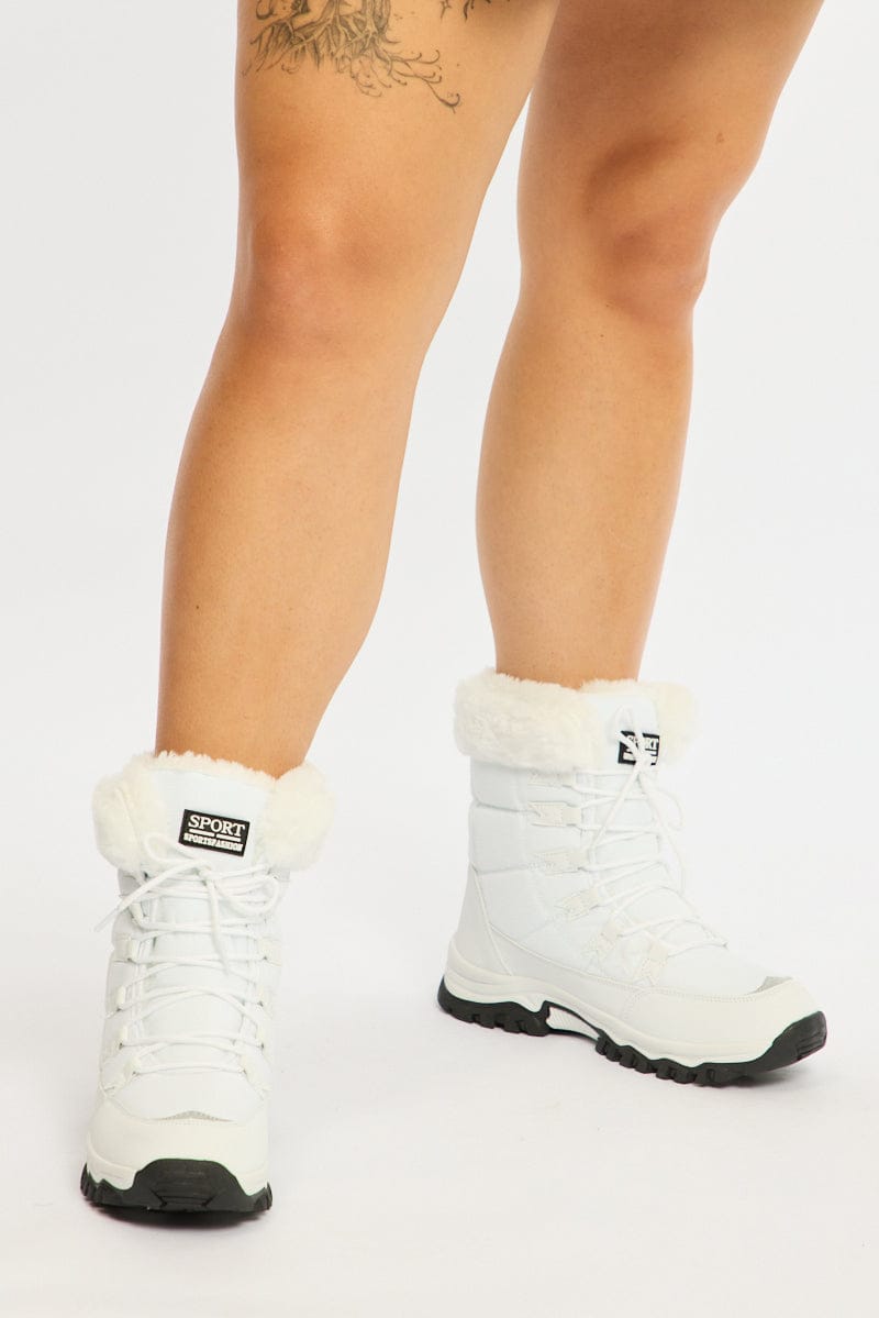 White Snow Boots for YouandAll Fashion