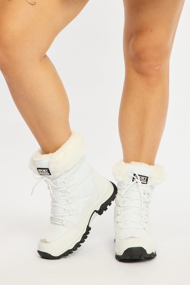 White Snow Boots for YouandAll Fashion