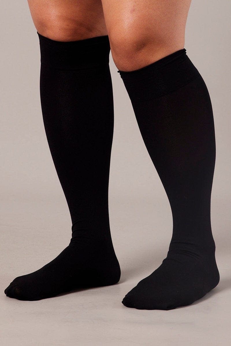 Black Over The Knee Socks for YouandAll Fashion