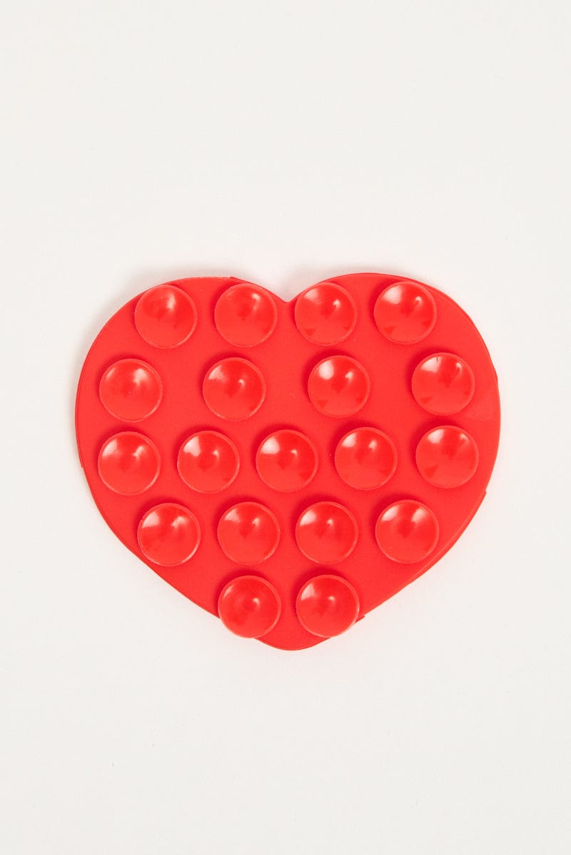 Red Heart Suction Phone Grip for YouandAll Fashion