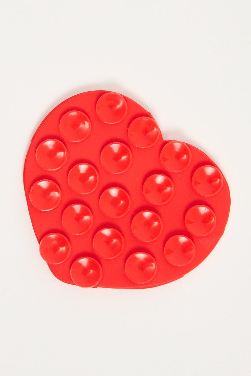 Red Heart Suction Phone Grip for YouandAll Fashion