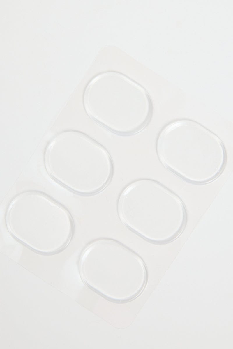 Metallic 6pcs Silicone Heel Cushion Pads for YouandAll Fashion
