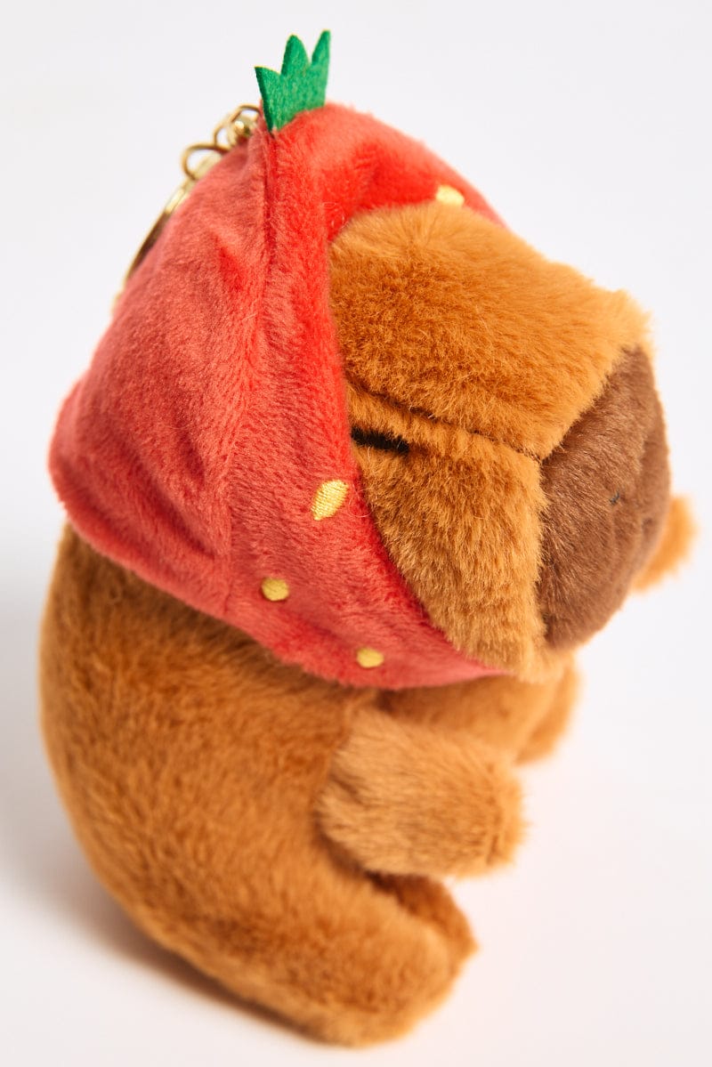Brown Capybara Keyring Bag Charm for YouandAll Fashion