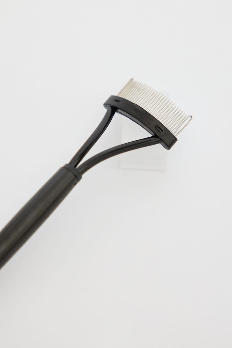 Black Steel Needle Eyelash Comb & Separator for YouandAll Fashion