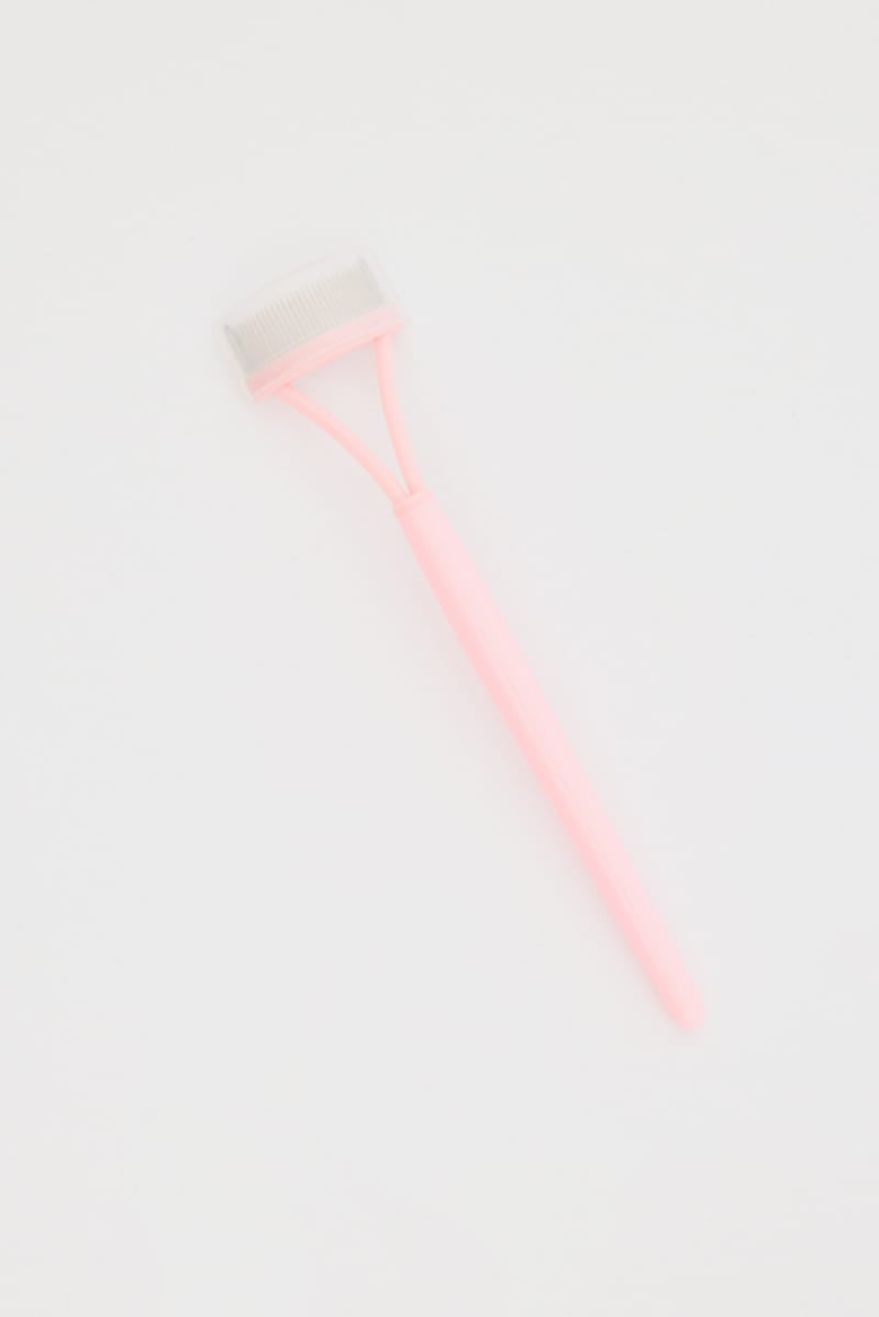 Pink Steel Needle Eyelash Comb & Separator for YouandAll Fashion