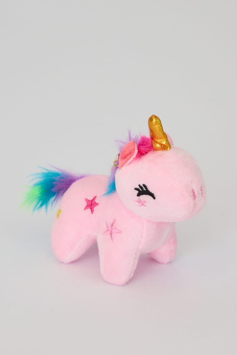 Pink Unicorn Keyring Bag Charm for YouandAll Fashion