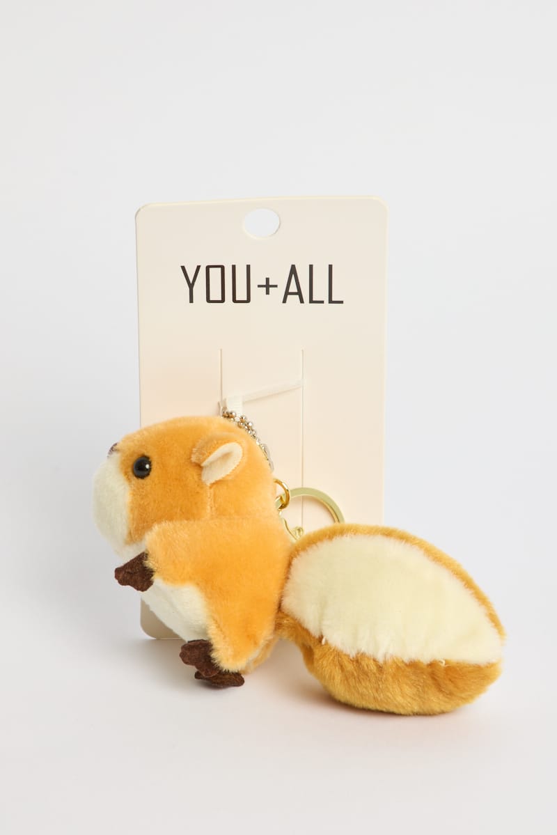 Multi Squirrel Keyring Bag Charm for YouandAll Fashion
