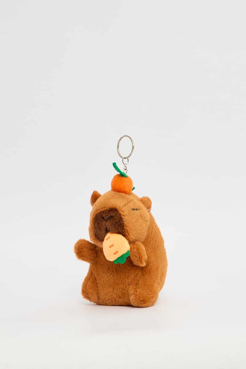 Brown Capybara Keyring Bag Charm for YouandAll Fashion