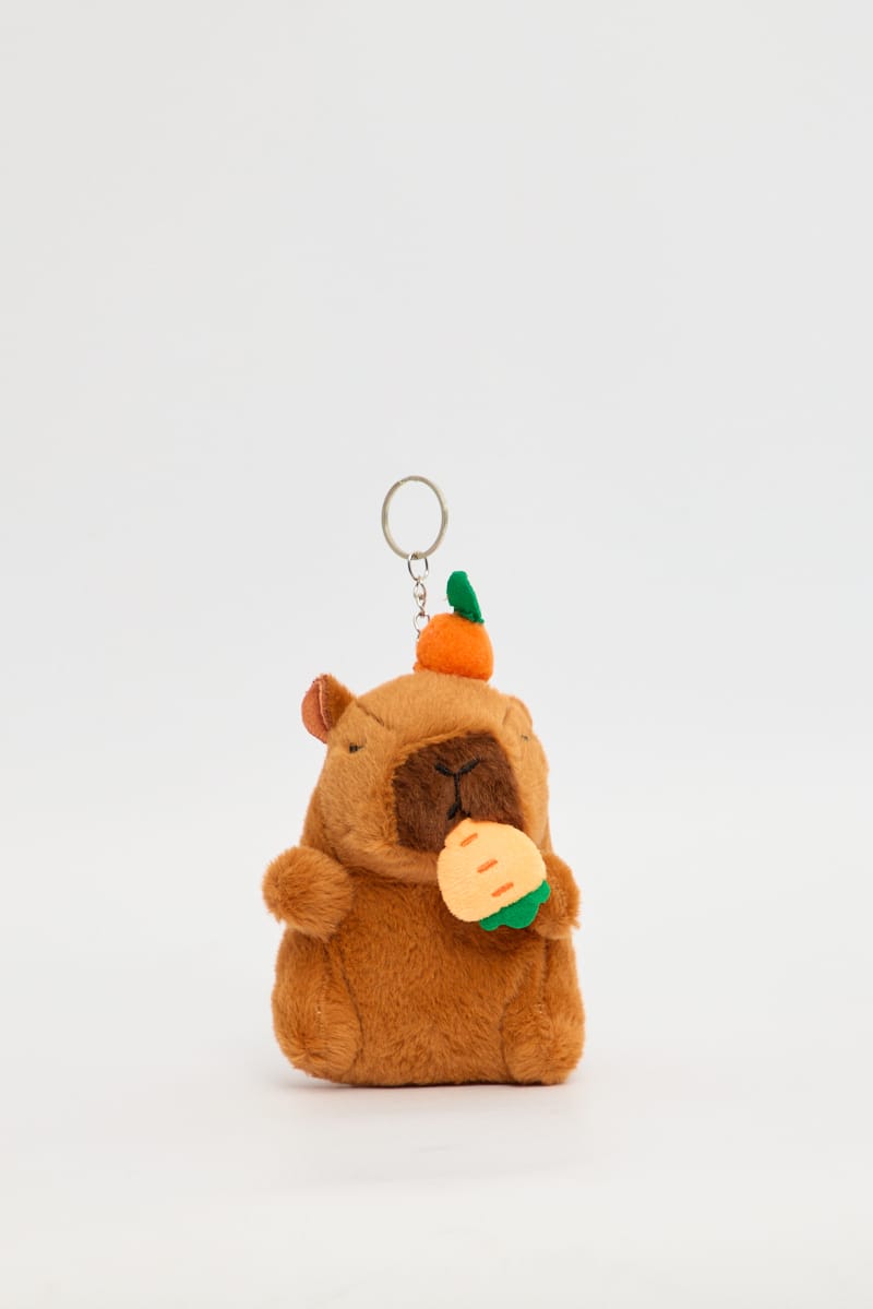 Brown Capybara Keyring Bag Charm for YouandAll Fashion