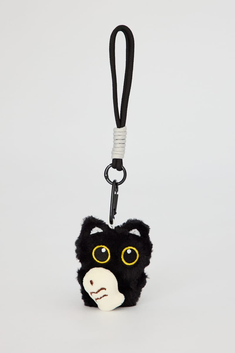 Black Cat Keyring Bag Charm for YouandAll Fashion