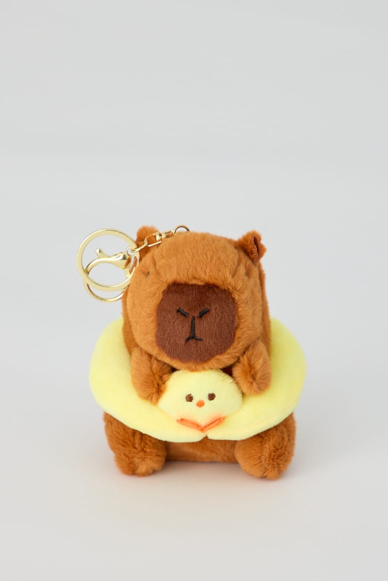 Brown Capybara Keyring Bag Charm for YouandAll Fashion