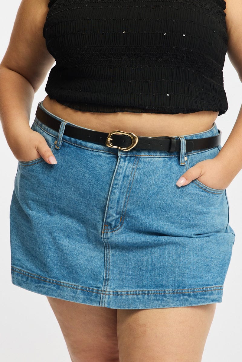 Black Buckle Belt for YouandAll Fashion