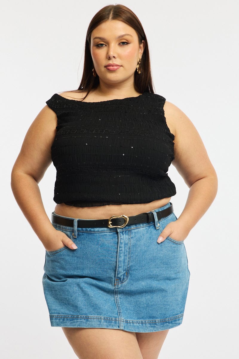 Black Buckle Belt for YouandAll Fashion