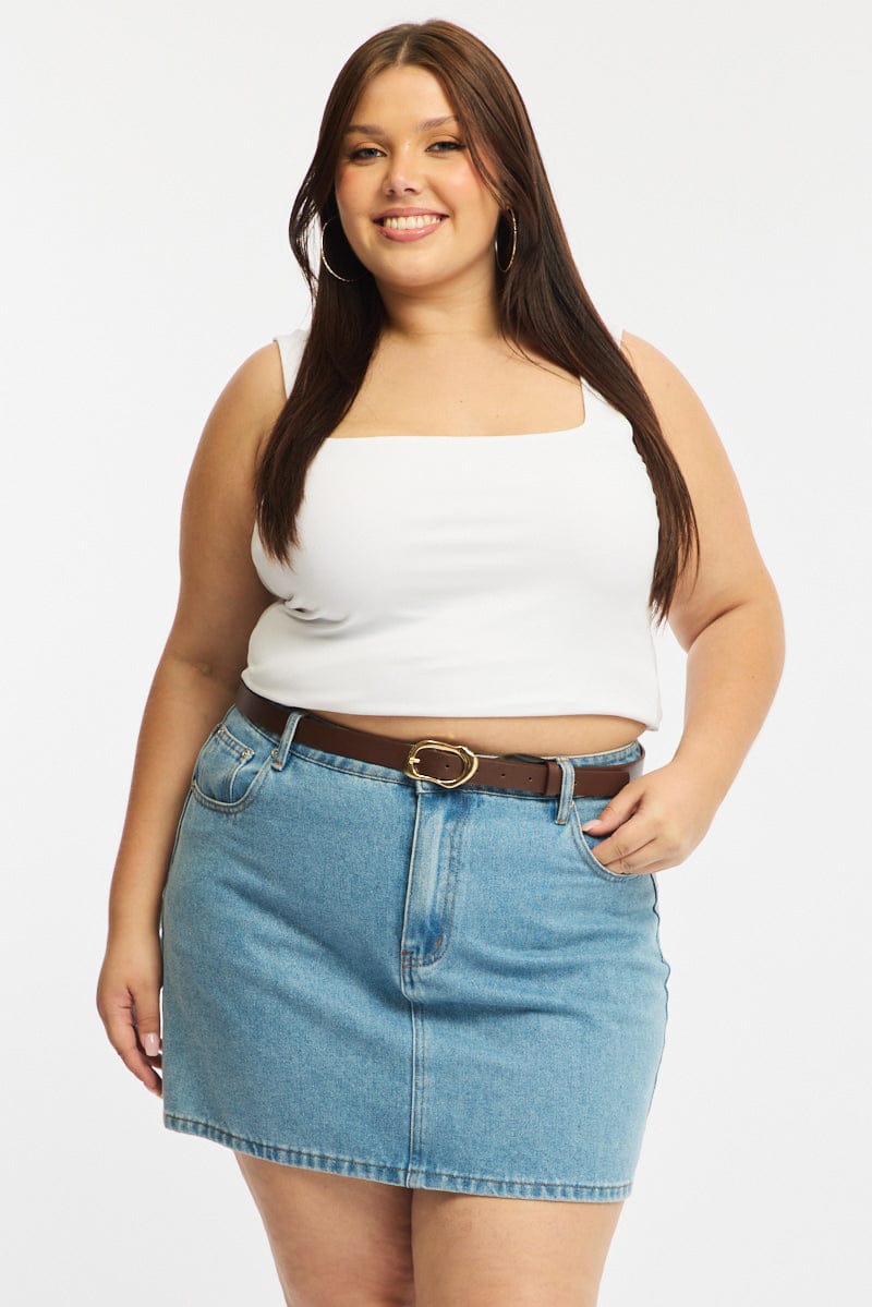 Brown Buckle Belt for YouandAll Fashion