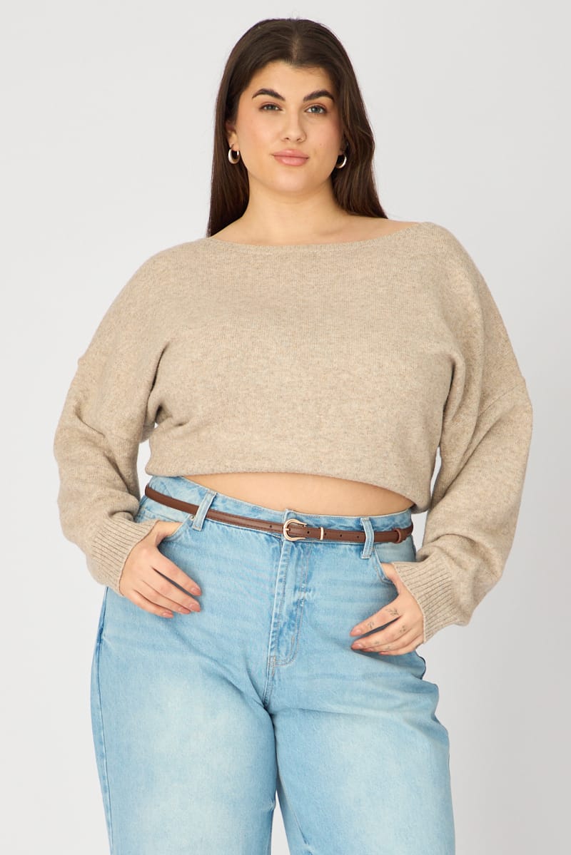 Brown Waist And Hip Belt With Gold Buckle for YouandAll Fashion
