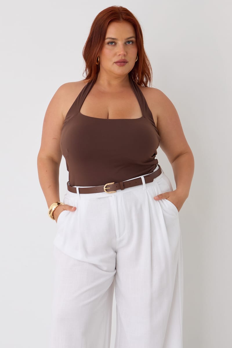 Brown Buckle Belt for YouandAll Fashion