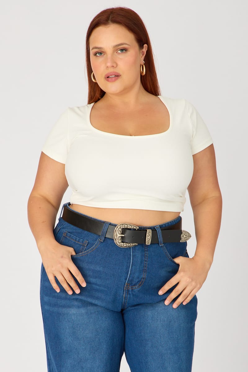 Black Western Belt for YouandAll Fashion
