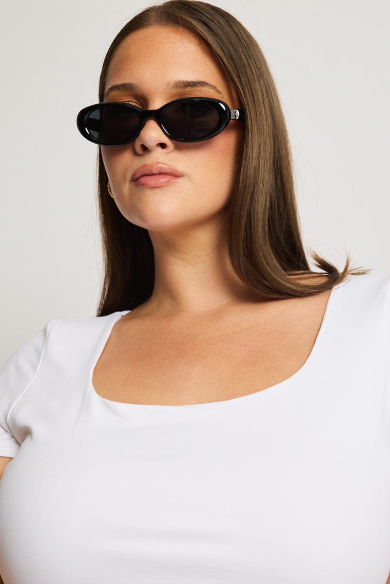 Black Animal Print Fashion Sunglasses for YouandAll Fashion