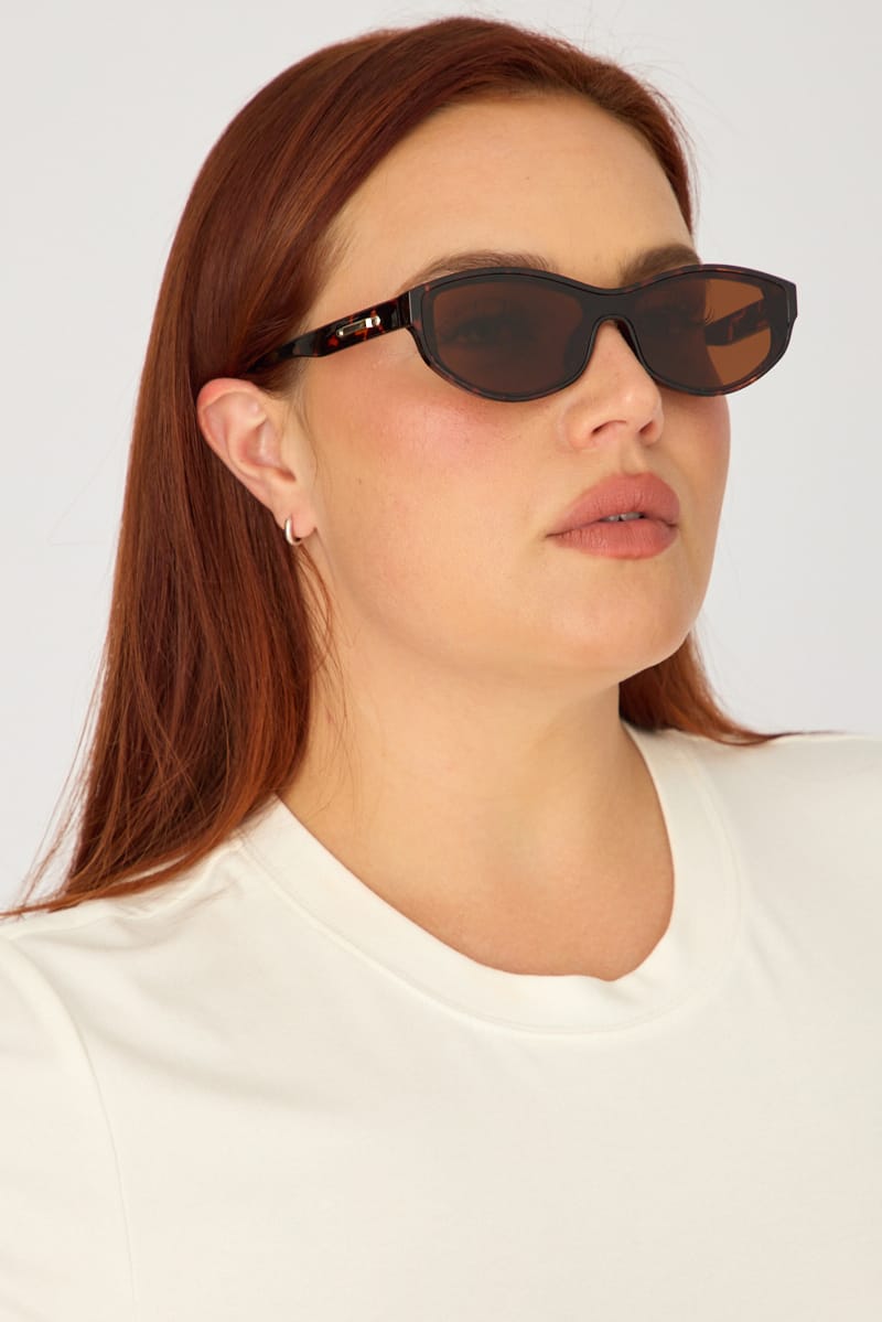 Brown Animal Print Fashion Sunglasses for YouandAll Fashion