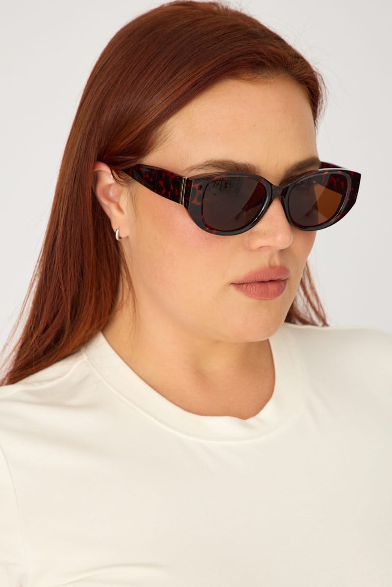 Brown Animal Print Fashion Sunglasses for YouandAll Fashion