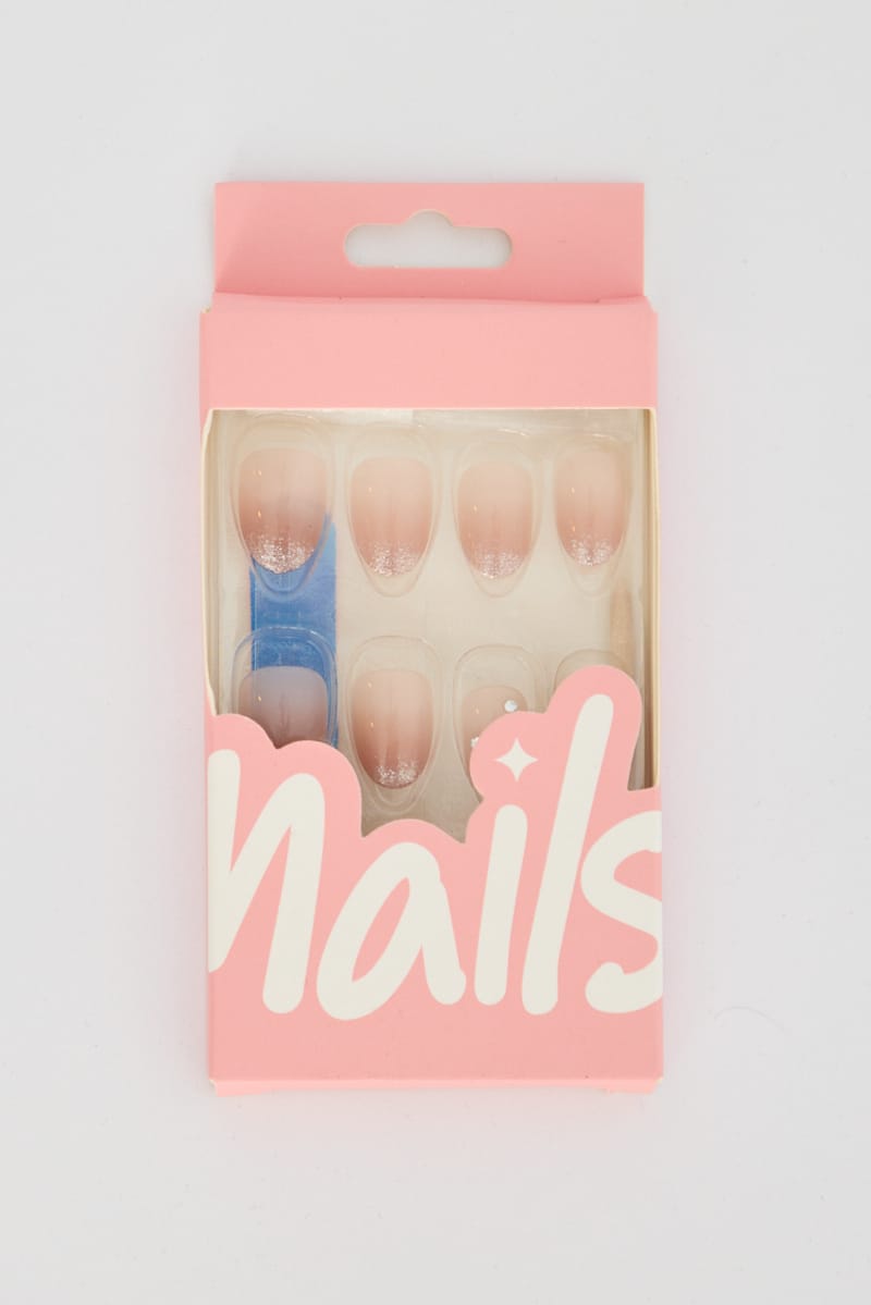 Pink 24 Pcs Press On Nails for YouandAll Fashion