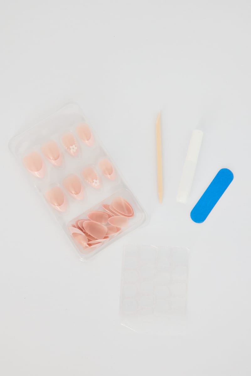 Pink 24 Pcs Press On Nails for YouandAll Fashion