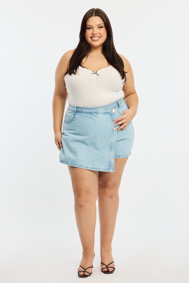 White Singlet Top for YouandAll Fashion